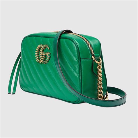 gucci marmont emerald green bag